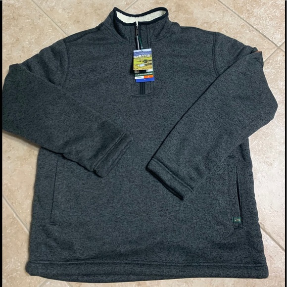 orvis sherpa lined pullover
